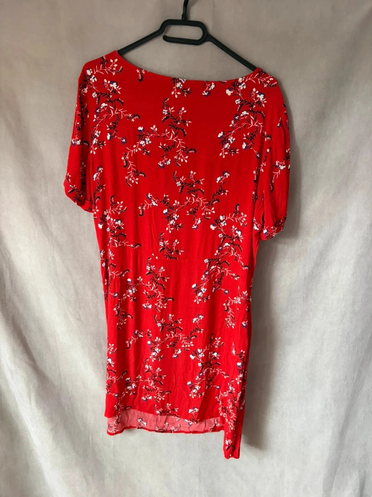 Vestido rojo con estampado talla l – photo 3